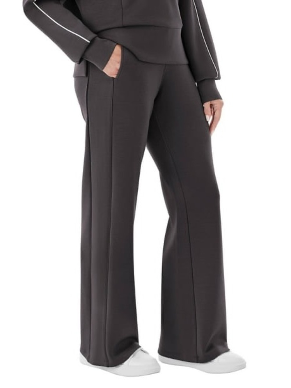 Member's Mark Women's Sandwash Wide Leg Pant (Flag Stone)